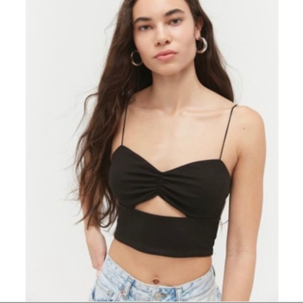 Urban Outfitters Cannon Ribbed Cutout Cami
